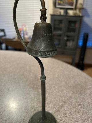 El Camino Real bronze mission bell 1769-1906