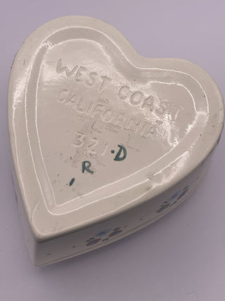 California pottery dutch girl jewelry dish RSV|51706