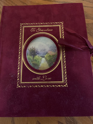 To Grandma with Love memory Book