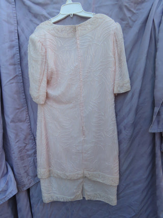 Mother of the Bride s beaded pink dress MTS|104544