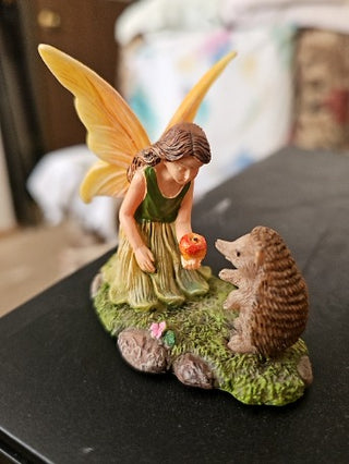 Mr. Hedgehog & Fairy Figrine