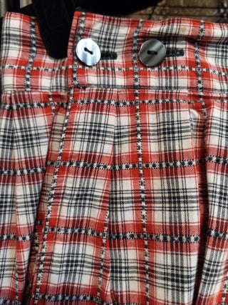 80s Calvin Klein  plaid skirt, 30" MTS