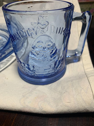 MTS Vintage Tiara Blue Glass Child's Set (3 piece)