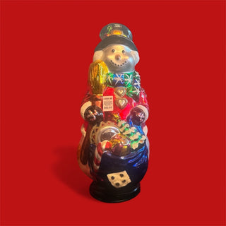 Traditions Hand painted Blown Glass Frosty the snowman approx  18" #47 VV MTS|134572