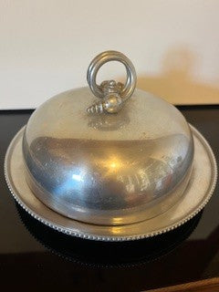 #2347 Aluminum Cheese Dish 1950s RSV|110425