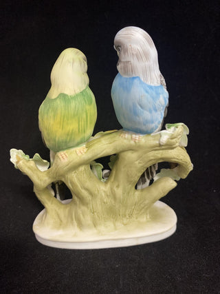 Lefton 2 Parakeet porcelain figurine RCD|68037
