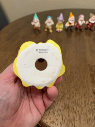 Porcelain Snow White + 7 Dwarves