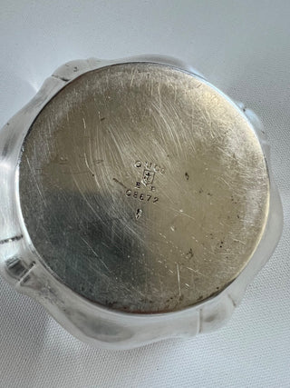 Antique silver plate bowl|74506