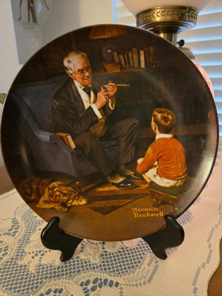 Norman Rockwell "The Tycoon" Collector's Plate, RCD