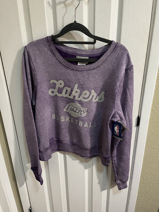 New with Tags Women's Size Small LA Lakers NBA Authentic Apparel Sweatshirt RCD