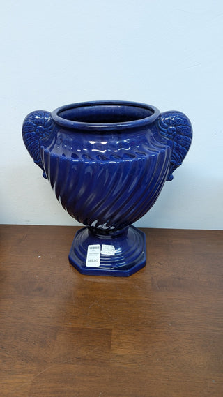Large Cobalt Pottery Planter/Vase RSV