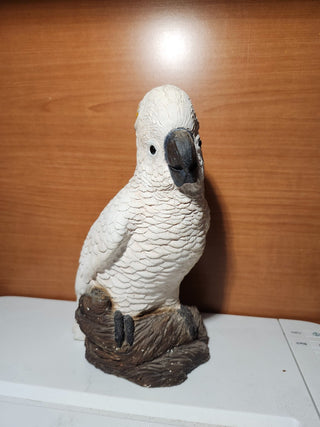 Chalkware cockatoo statue RCD|143792