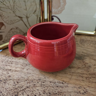 Vintage Scarlet Red Fiestaware - Creamer Bowl (BRI) - MTS|114553