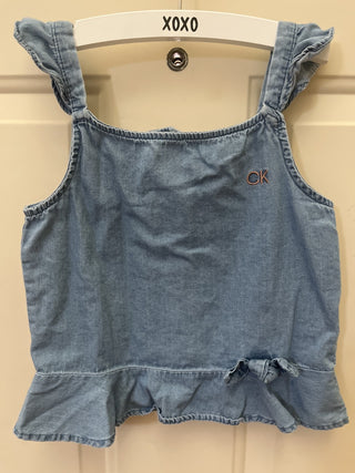 Calvin Klein Chambray Tank Top Size 7 - RSV|105947