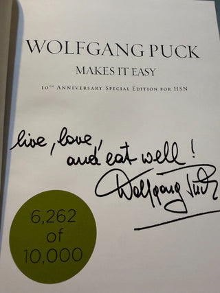 Signed wolfgang puck makes it easy MTS