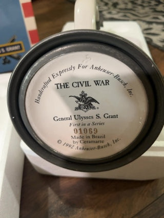 Collector Beer Stein Anheuser-Busch Civil War Series Ulysses S Grant