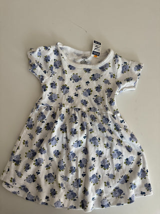 9-12M - Blue and White Floral Dress - RSV|83172