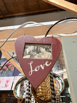 Red “Love” Heart Hanging Frame RCD|145685