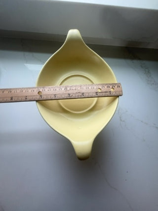 pedestal dish  made by Hyalyn Pottery in the United States