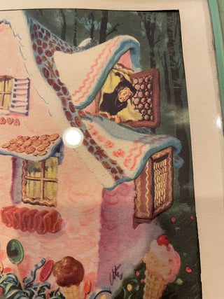VNTG Framed "Hansel and Gretel" Utz Print~MTS|90347
