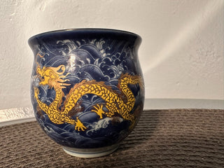 Oriental Blue-Gold Dragon Cup MTS|91361