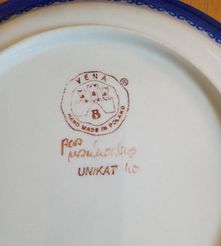 MW Vena Small Blue Plate MTS|109311