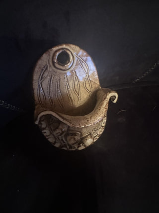 Rare signed by READ ceramic wall mushroom wall pocket or plantar #63 VV MTS|122828