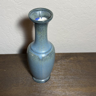 Vintage Blue Glazed Stoneware Vase MTS|81192