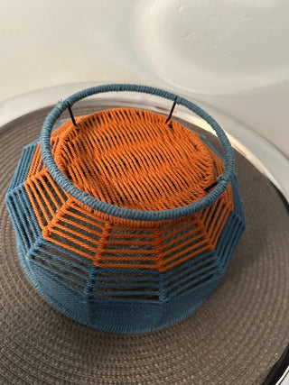 Basket Blue-Brown String MTS|86269