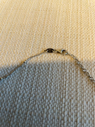 Vintage sterling silver 925 chain with silver beads
