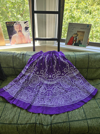 Advance Apparel 100% Purple Skirt MTS|92677