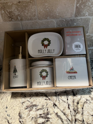 4 Piece Ceramic Bathroom Set RCD|128880