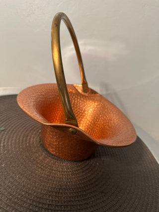Basket Copper Hammered  MTS