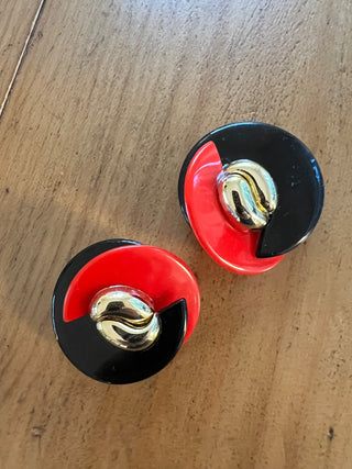 Red/Black/Gold 80s Clip-On MTS|124470