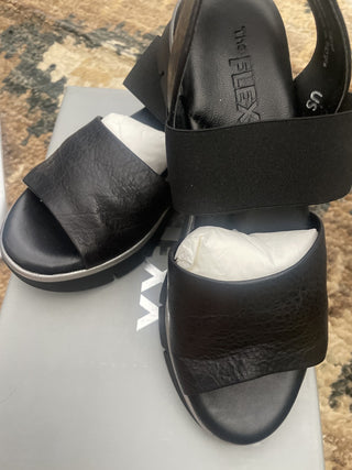 RSV-Black Leather Sandals|76731