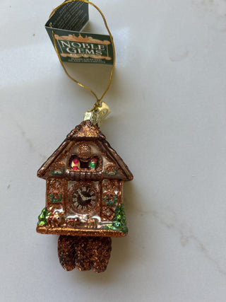Vintage Noble Gems cuckoo clock ornament-RSV|124621