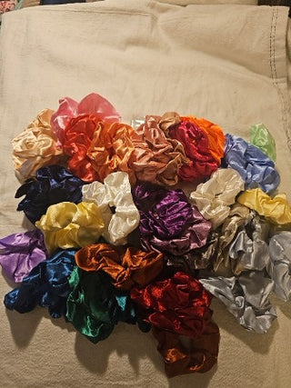 Satin Scrunchies set of 2