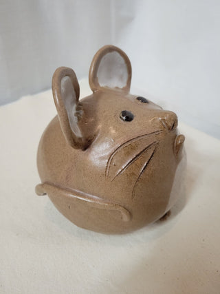 Large Clay Pottery Mouse, Signed Chadwick RCD|82855