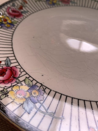 Newport" pattern ceramic plate produced by J & G Meakin Hanley England