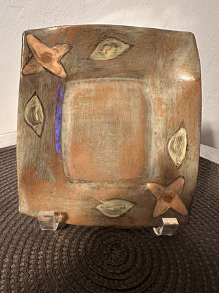 Trinket Tray Flower Leaf Salt & Pepper|128214