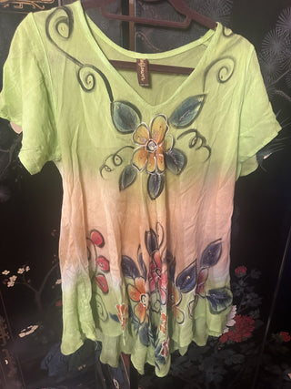 Floral blouse M #63 VV MTS|106372