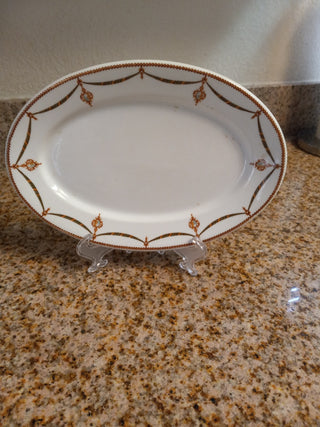 SZ Vtg med serving dish 9"|50547