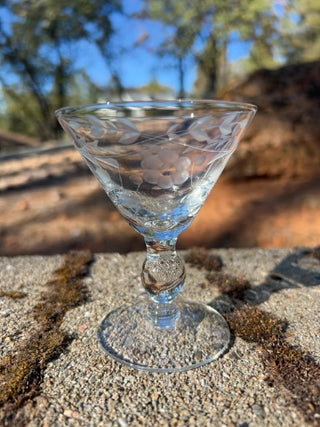 BB ONE Vintage Crystal champagne/sherbet or cocktail glass 3 6/8”