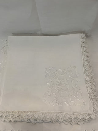 21” Embroidered Linen Napkins - Set of 10|58768