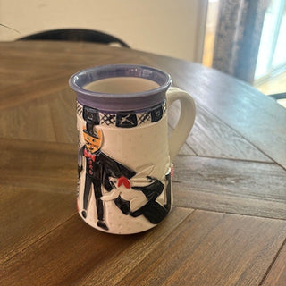 Cindy Searles Ceramic Cat/Bunny Mug MTS