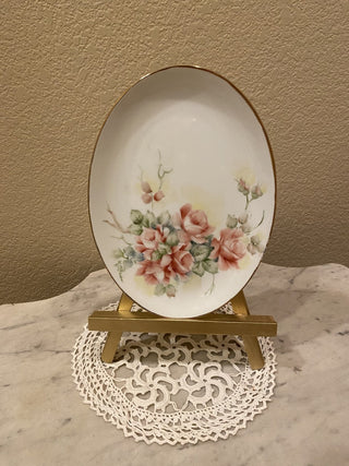 German porcelain cabinet plate vtg