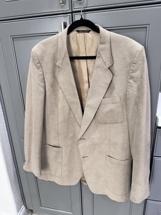 Vtg Kingsbridge Suede Blazer MTS
