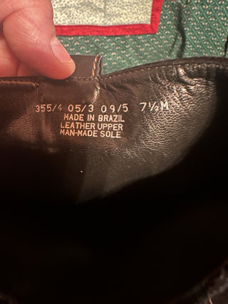 Franco Sarto Knee High Black Suede zip boots Women's size 7 1/2 M #63 VV MTS|130533