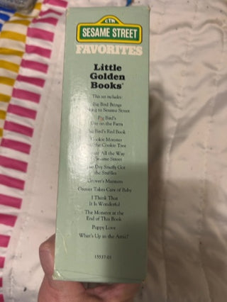 JP VINTAGE LOT OF 12 SESAME STREET LITTLE GOLDEN BOOKS  1990