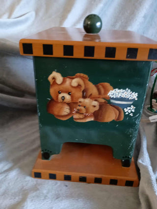 popcorn wooden box vintage|123407